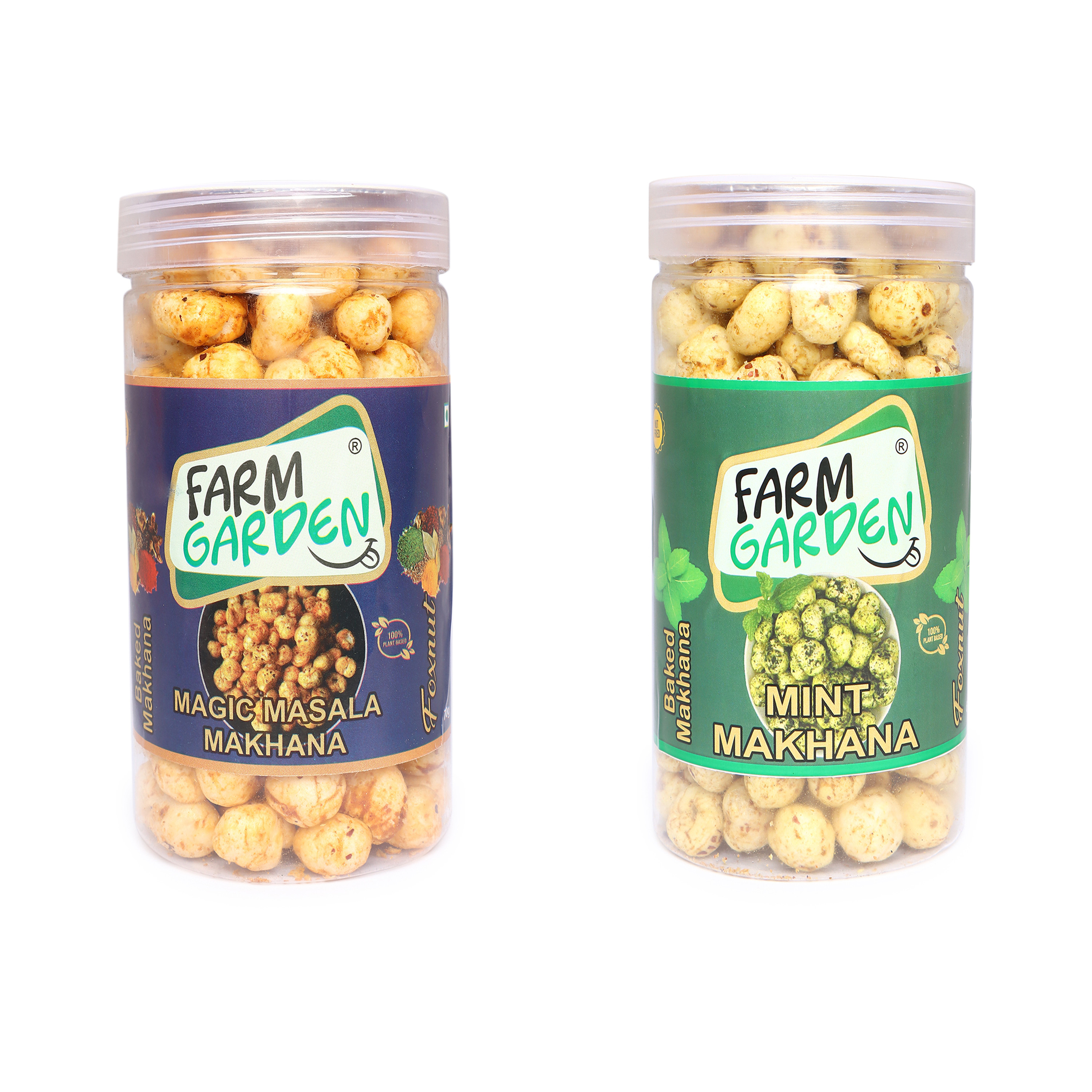 Magic Makhana (70g) & Mint Makhana (70g) (Baked Foxnut)