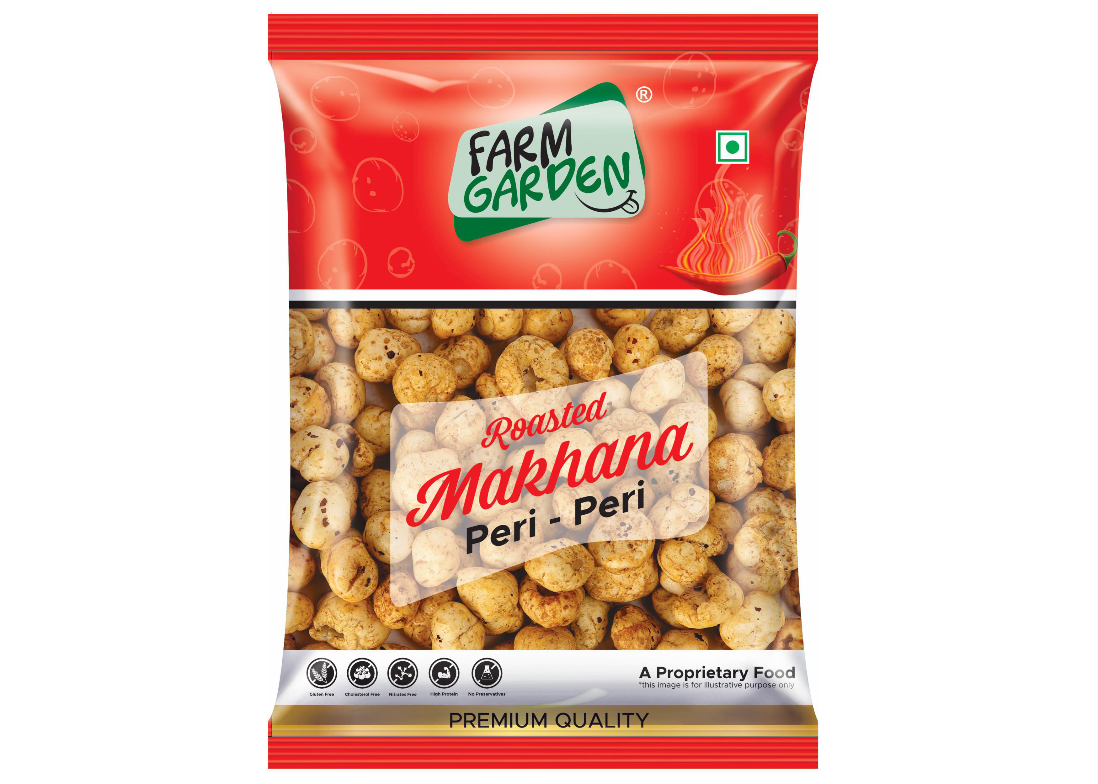 Peri peri Makhana (Baked Foxnut) 20g