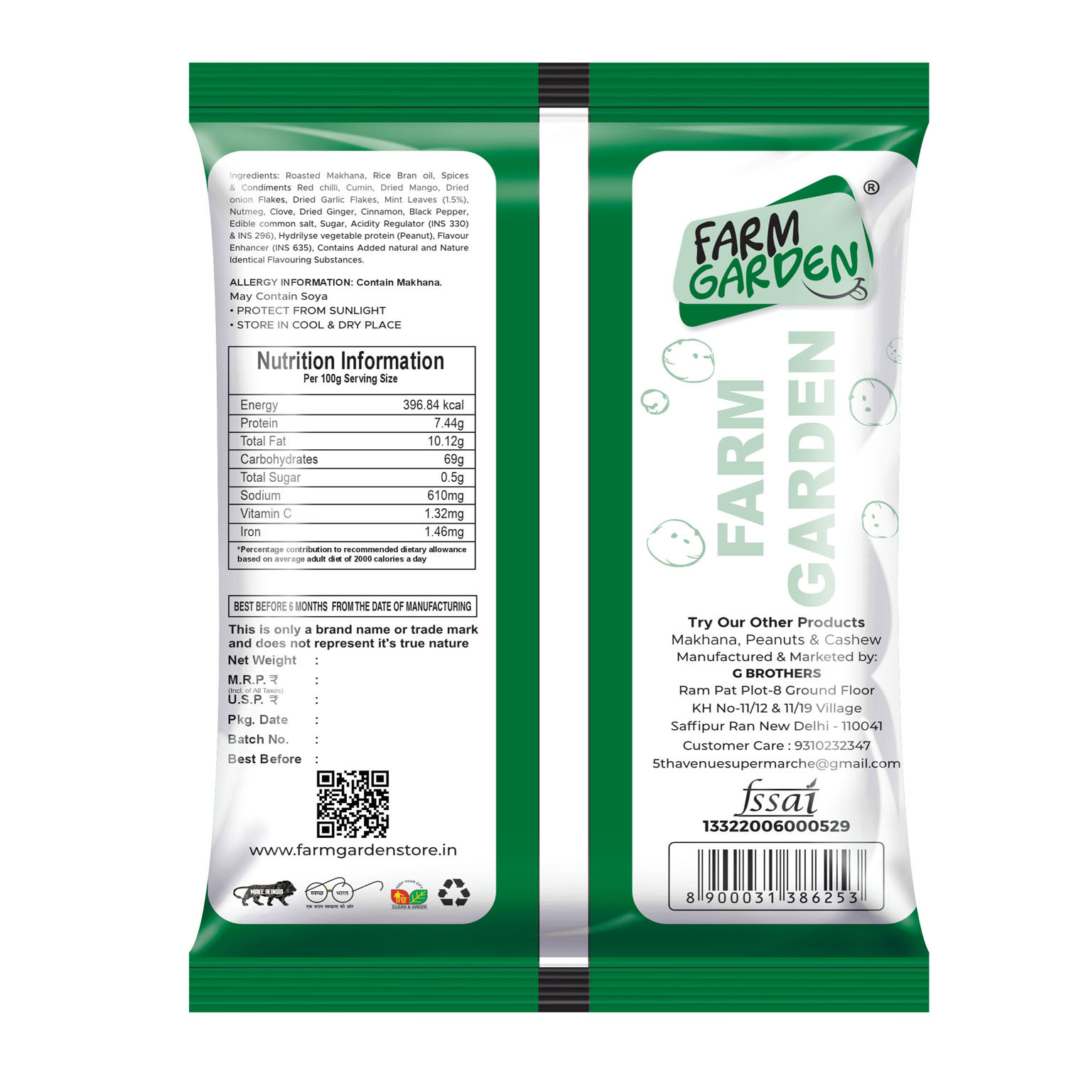 Buy Mint Makhana  ( Baked Foxnut )