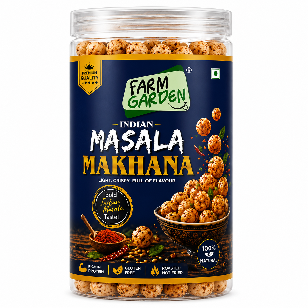 Indian Masala Makhana (Baked Foxnut)