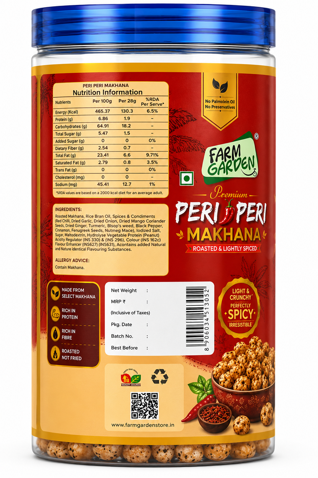 Peri-Peri Makhana (Baked Foxnut)