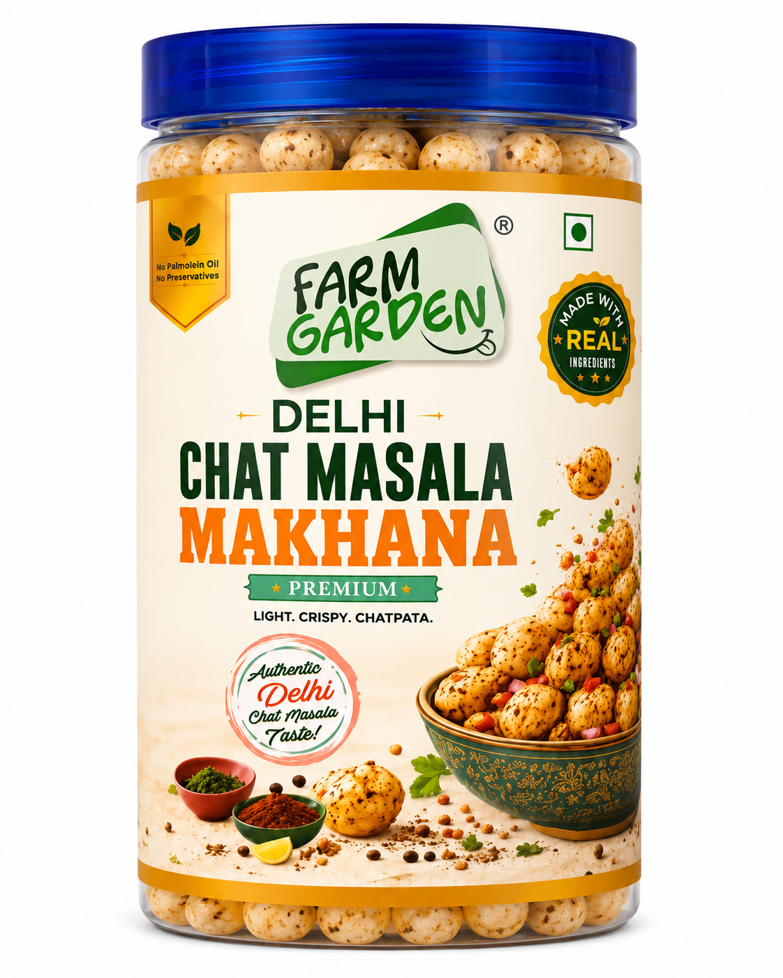 Chat Masala Makhana (Baked Foxnut)
