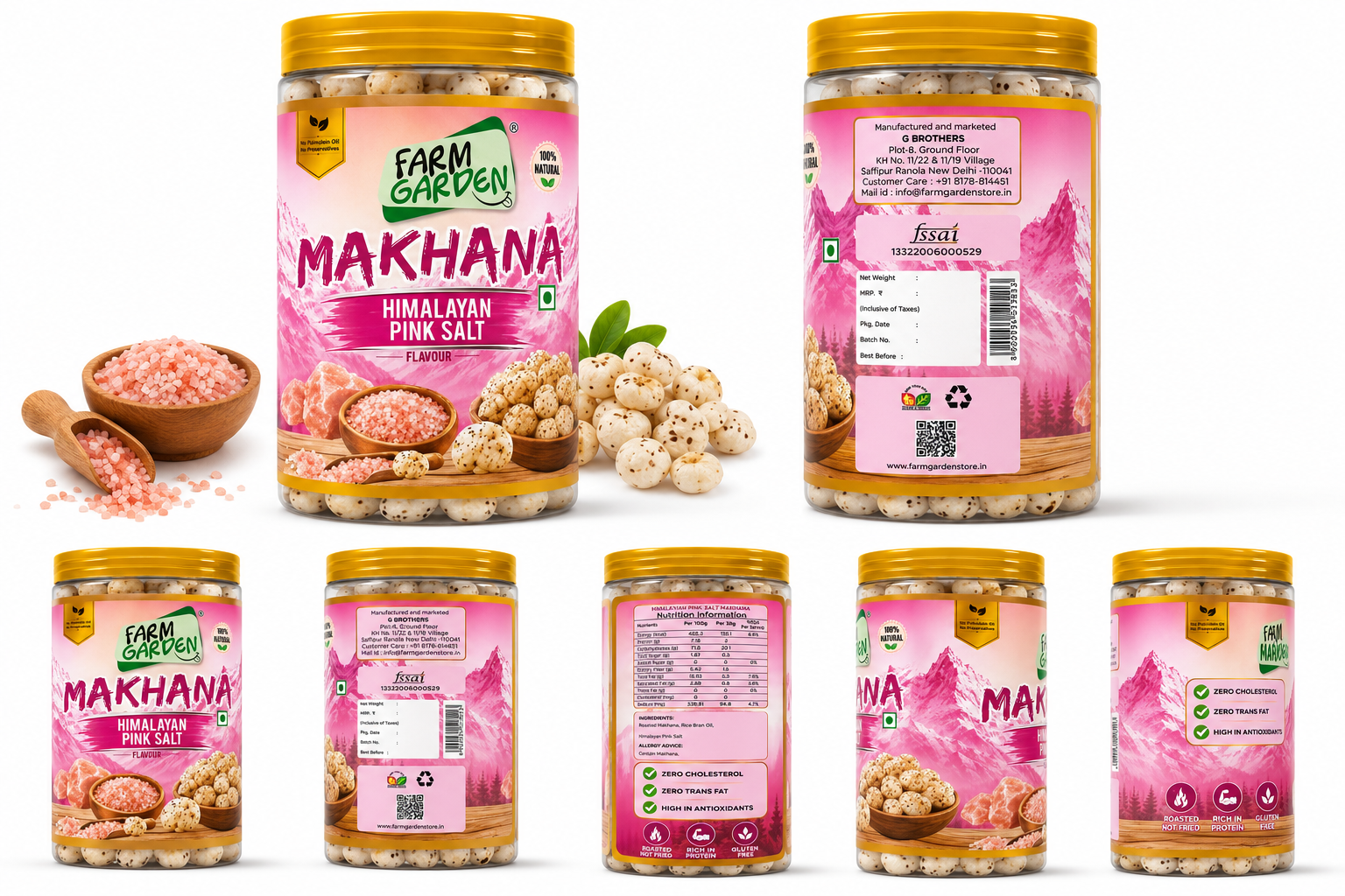 Himalayan Pink Salt (Baked Foxnut )
