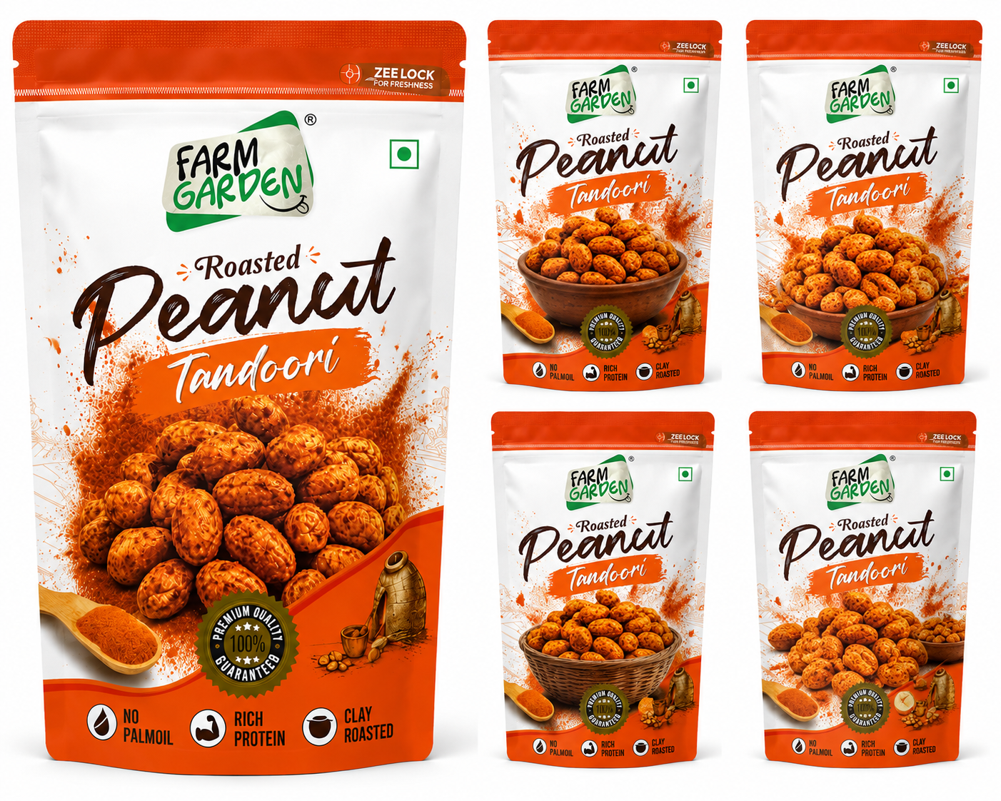 FARM GARDEN PEANUT ROASTED TANDOORI 140GM